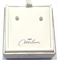 Orecchini Miluna Donna Le Perle in Oro bianco Perla 4.00 Ct PPN445BM - PPN445BM